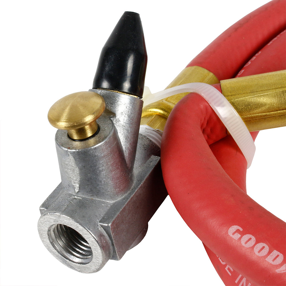 Goodyear Grip 2 In 1 3/8" Air Blow Gun & Tire Inflator Solid Brass 250