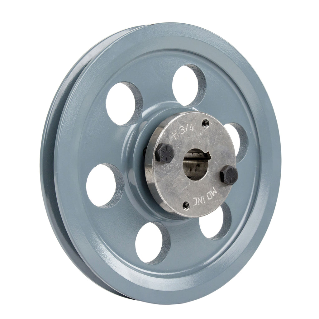 AB400-3/4 Single Groove V-Belt Pulley - 4" OD 3/4" Bore For A/B/5L/4L Belts