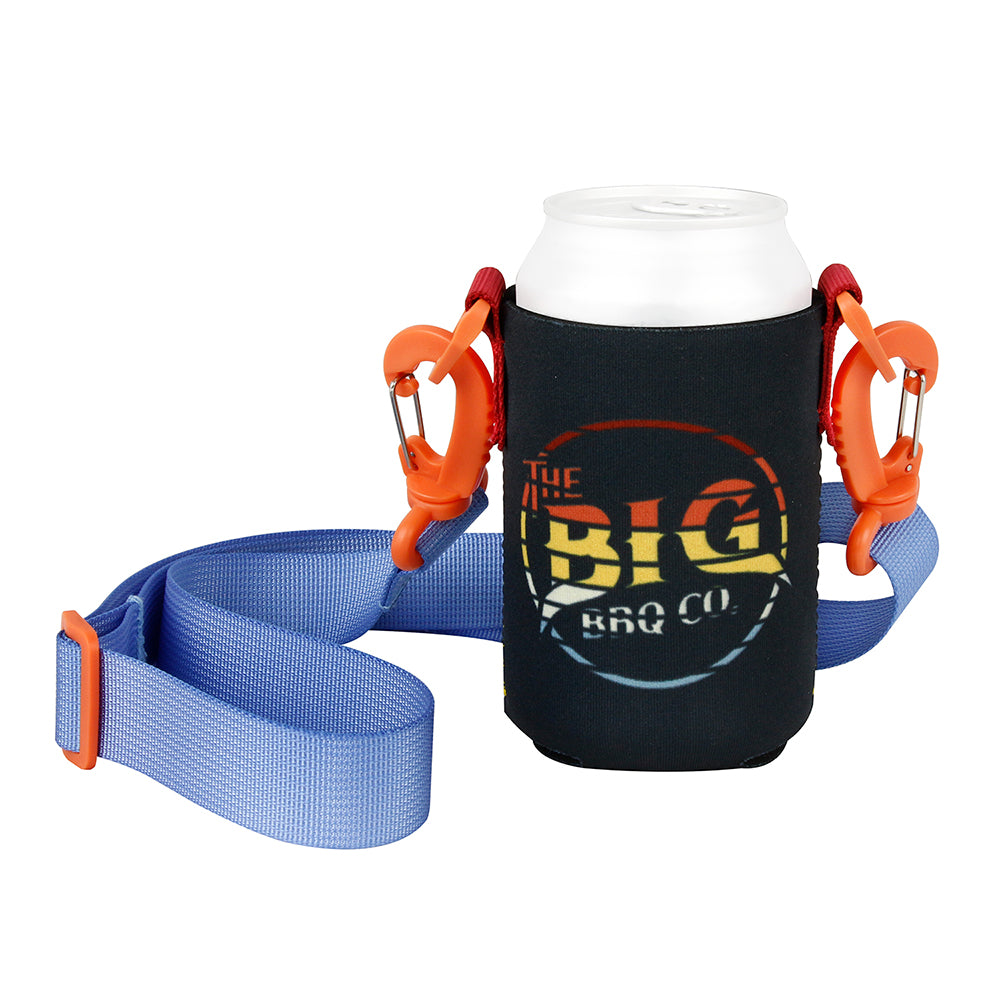 アクセサリー koou Can Koozie Lanyard Necklace Big BBQ Company For Cans & Bottles W