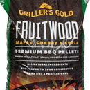 Griller's Gold Fruitwood Premium BBQ Pellets Maple Cherry Apple All Natural 20lb