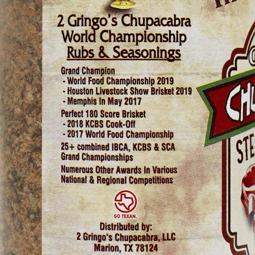 2 GRINGOS CHUPACABRA® STEAK SEASONING – 2 Gringos Chupacabra