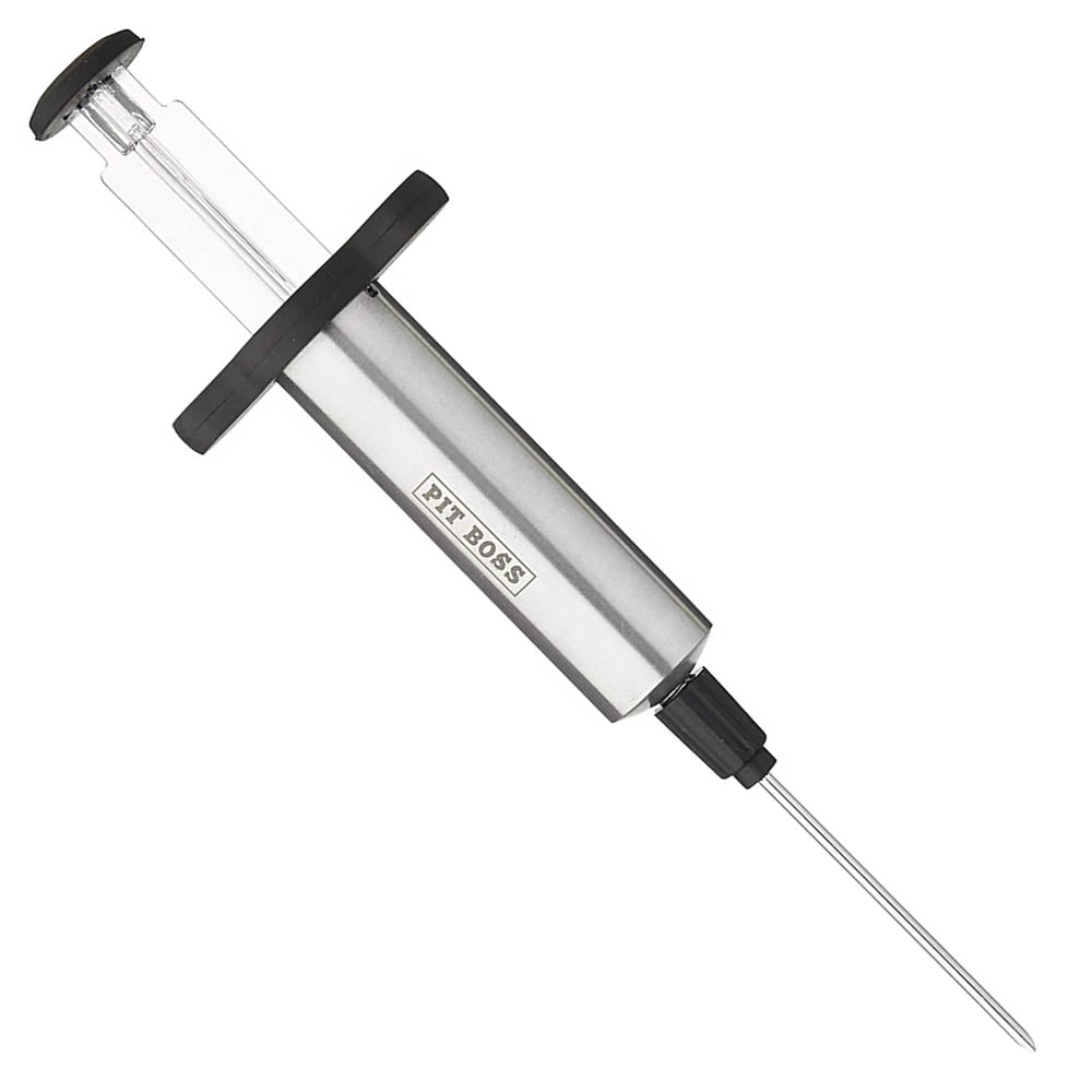 Gourmet Pistol Grip Meat Injector Syringe 50cc Metal Handle