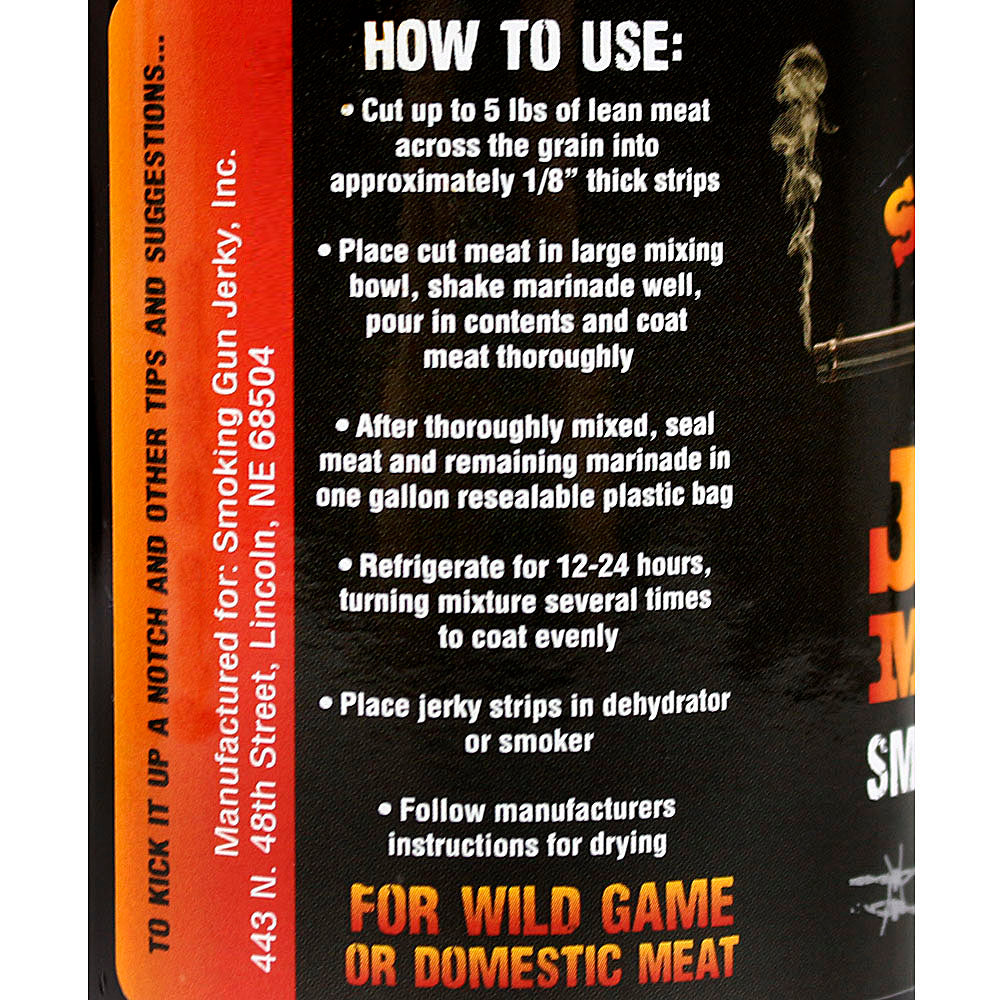 Smoking Gun 16 Oz. Jerky Marinade Smokey Wild West Hickory Flavor