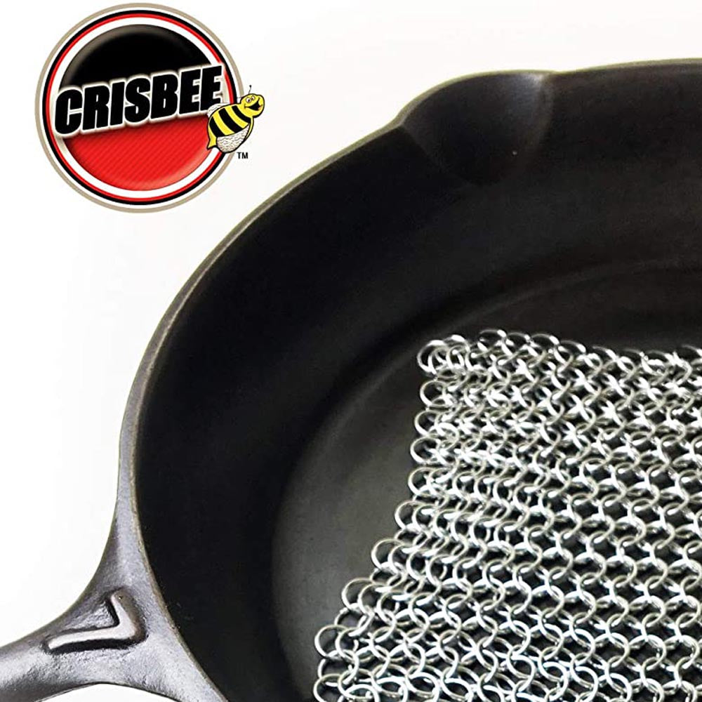Chain Mail Scrubber - 8 x 8 Cast Iron Cleaner