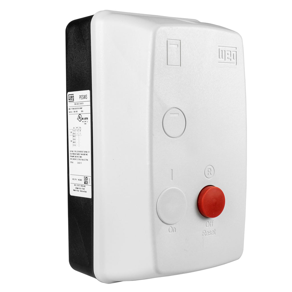 WEG 3 HP 1 Phase Magnetic Starter NEMA 4X 208-240V 15 - 23 Amp