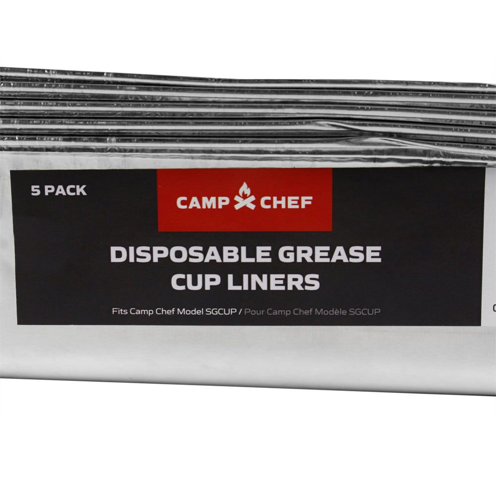 Camp Chef Disposable Aluminum Grease Cup Liners For Griddles 24 oz