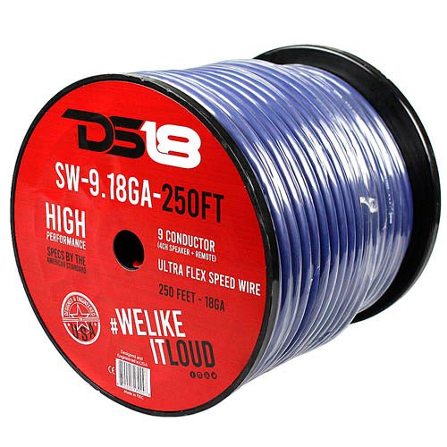 DS18 9 x 18-GA Speed Speaker Wire 250 Feet