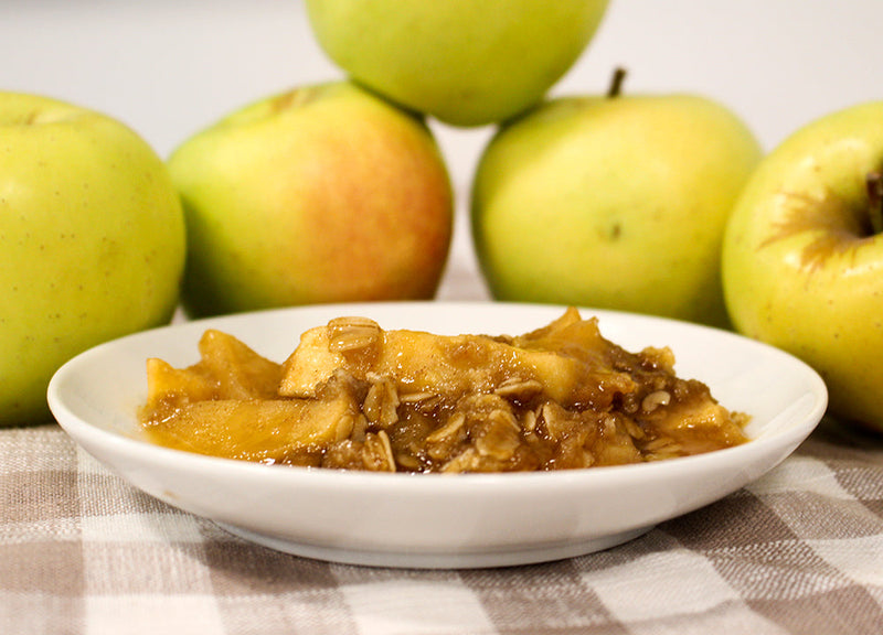 Smoked Caramel Apple Crisp Recipe