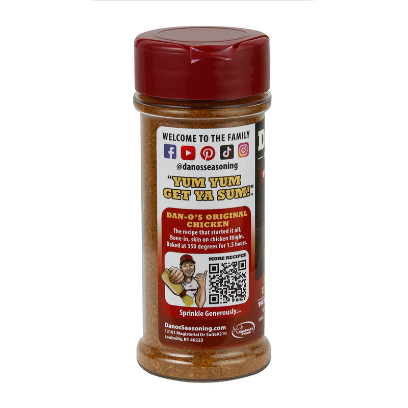 Dan-O's Hot Chipotle Low Sodium Zero Calorie Seasoning Gluten Free No MSG 3.5 Oz