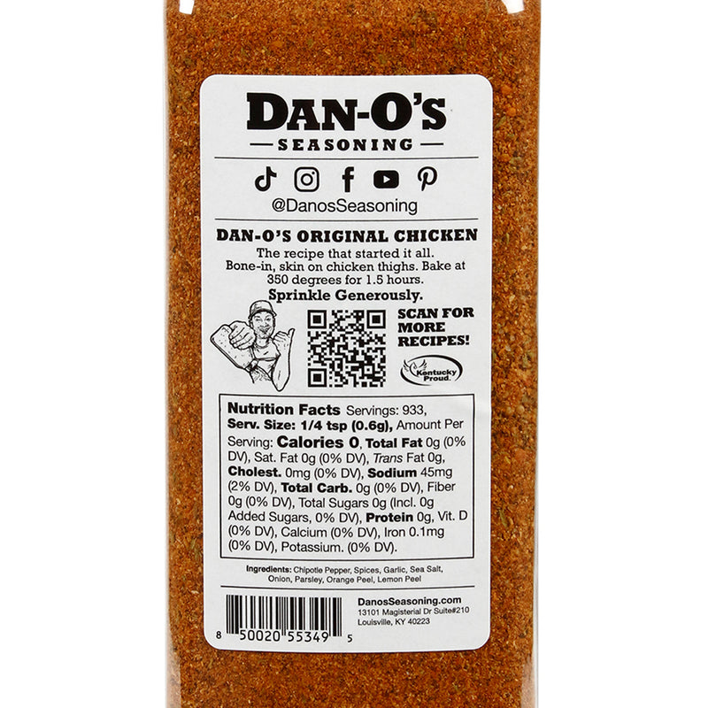 Dan O's Hot Chipotle Seasoning - 3.5 oz