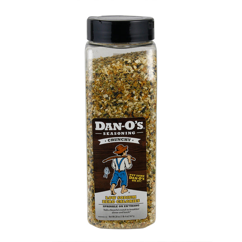 Dan-O's Crunchy Original Low Sodium Zero-Cal Seasoning Gluten-Free No MSG 20 Oz