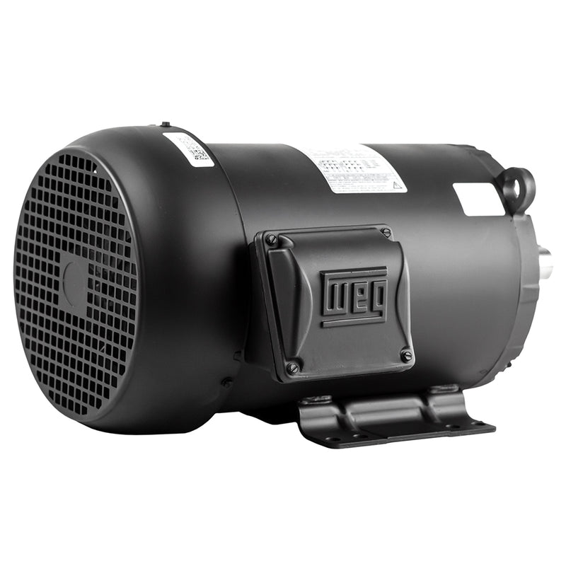 5 HP 3 Phase Electric Motor 3500 RPM 182/4T Frame 230/460V TEFC WEG