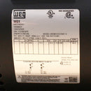 WEG 5 HP 1 Phase Electric Motor 3500 RPM 184T Frame 230V ODP 00536OS1D184T