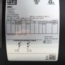 7.5 HP Single Phase Electric Motor 3510 RPM 184T Frame 208-230V ODP WEG 00736OS1C184T