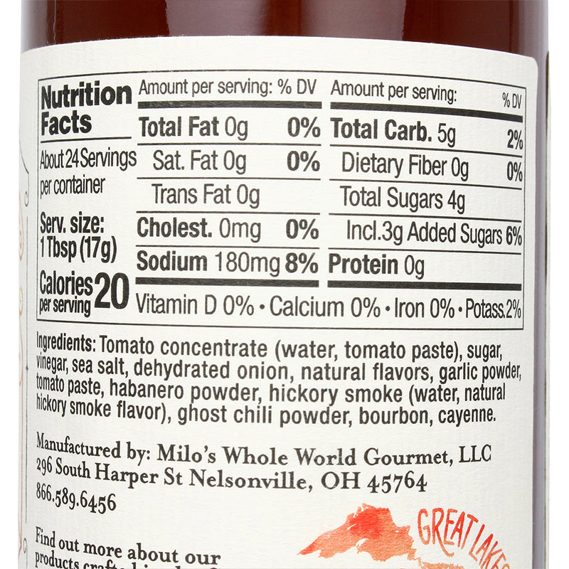 Brownwood Farms Spicy Ghost Ketchup with Bourbon Gluten Free Farm Fresh 14 oz