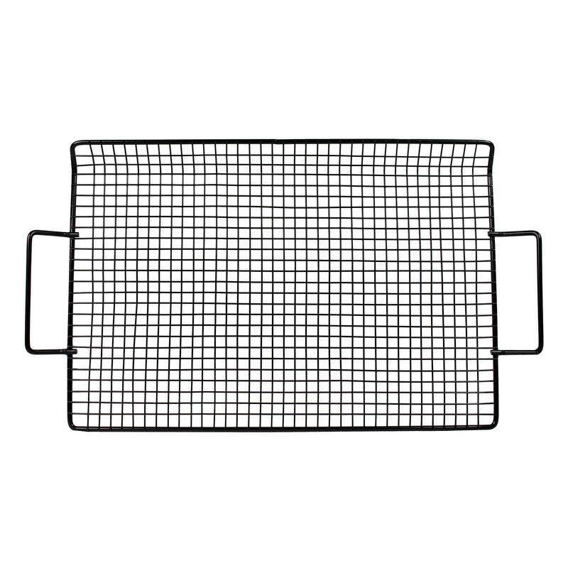 Mr Bar-B-Q Grilling Topper Cooking Grid Non-Stick With Handles 15 x 10 Inch