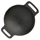 Mr Bar-B-Q 10" Cast Iron Pre Seasoned Curved Wok Outdoor and Indoor Use 08124Y