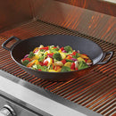Mr Bar-B-Q 10" Cast Iron Pre Seasoned Curved Wok Outdoor and Indoor Use 08124Y