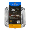 Razor Popcorn Maker With Four Aluminum Foil Pans Wooden Handle And Ring Lock