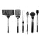 Recteq 6 Piece BBQ Tool Set Stainless Steel Spatulas, Brushes, Tongs, Meat Fork