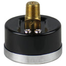 1/8" NPT Air Pressure Gauge 0-100 PSI Back Mount 1.5" Face Black Steel Case