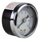 1/8" NPT Air Pressure Gauge 0-100 PSI Back Mount 1.5" Face Black Steel Case
