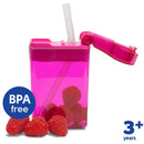 Kitchen Innovations Refillable Drink In The Box Anti-Leak BPA Free Pink 8 Oz