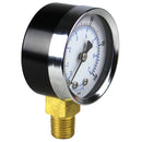 2" Face 1/4" NPT 0 - 100 PSI Pressure Gauge Lower Side Mount