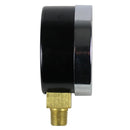 2" Face 1/8" NPT 0-200 PSI Pressure Gauge Lower Side Mount
