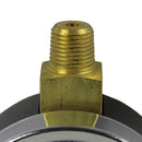 2" Face 1/8" NPT 0-200 PSI Pressure Gauge Lower Side Mount