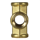 1/8" FNPT Brass Forged Equal Cross Pipe Thread Fitting 4 Way 102A