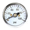 1/8" MNPT Mini / Micro Air Pressure Gauge 0-100 PSI 1" Face CBM Center Back Mount