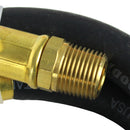 Goodyear 3' x 1/2" Rubber Air Hose Whip 250 PSI 1/2" NPT 10314