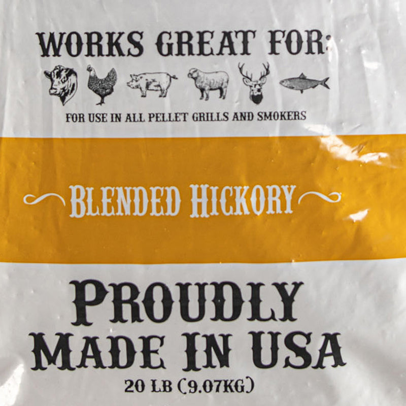Grilling Pellets Hickory Blend Ultra Premium 20lb Grilling Pellets Bold Flavor