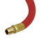 Continental Rubber Air Hose 6 Feet x 3/8 Inch 250 PSI Oil-Resistant Red 10370