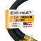 Continental Air Hose 3/8 Inch MNPT Fittings 250 PSI Oil-Resistant Rubber 3 Ft