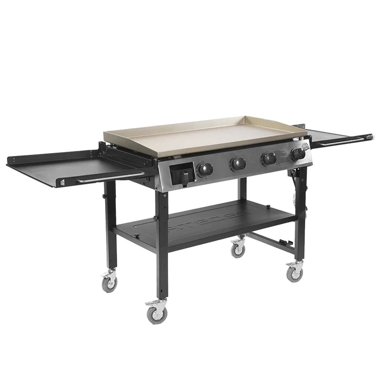 Pit Boss Deluxe 4 Burner Griddle with Side Shelves Propane PB757GD 10942 10555