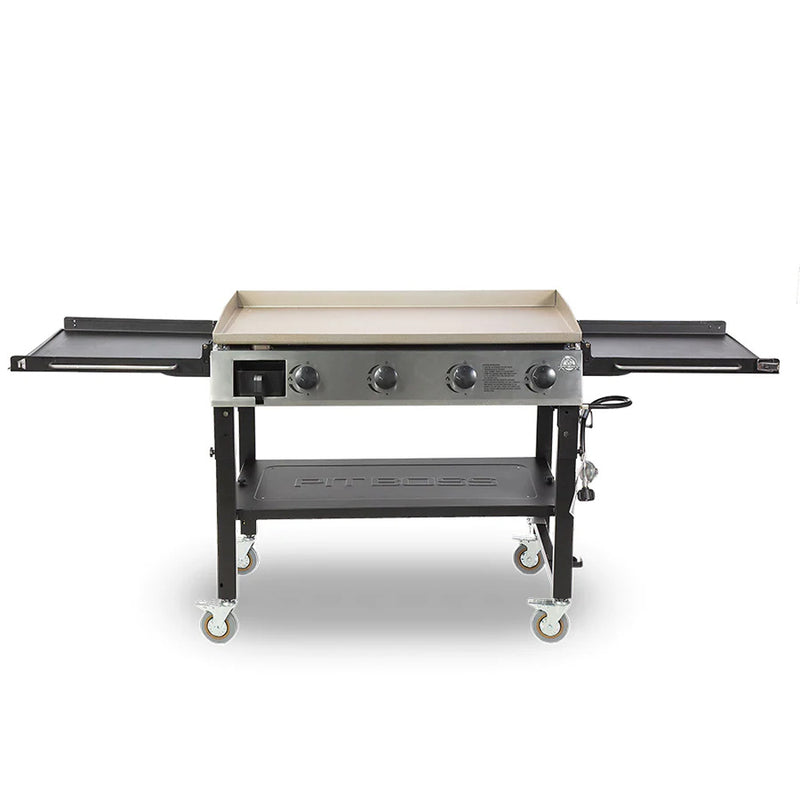 Pit Boss Deluxe 4 Burner Griddle with Side Shelves Propane PB757GD 10942 10555