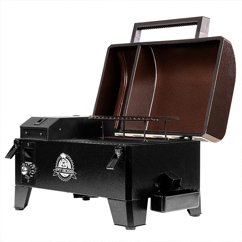 Pit Boss Mahogany Series Portable Tabletop Wood Pellet Grill with Cover 150PPS