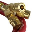 Goodyear 3' x 3/8" Air Hose Whip 3 Way Manifold 250 PSI Working Pressure 10762