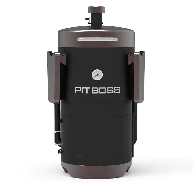 Pit Boss Champion Barrel Charcoal Smoker 1,158 Sq In Cook Space Mahogany 10796