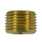 1/2" To 3/8" Female National Pipe Thread Countersunk Hex Head Pipe Plug Fitting