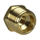 3/4" MNPT x 1/4" FNPT Hex Bushing Adapter Pipe Reducer Brass Fitting 110JC