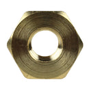 3/4" MNPT x 1/4" FNPT Hex Bushing Adapter Pipe Reducer Brass Fitting 110JC