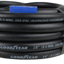 Goodyear 25' x 3/8" Rubber Air Hose 250 PSI Air Compressor Hose USA Made 12187