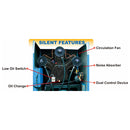 5 HP 21 CFM @ 100 PSI Tankless Quiet Fully Enclosed Air Compressor Puma PP5T NCST50