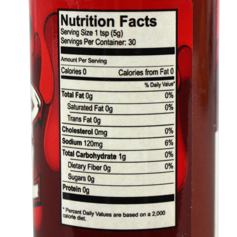 Cayenne Hot Sauce 5 Oz Aged Red Peppers Mild Heat 1678C