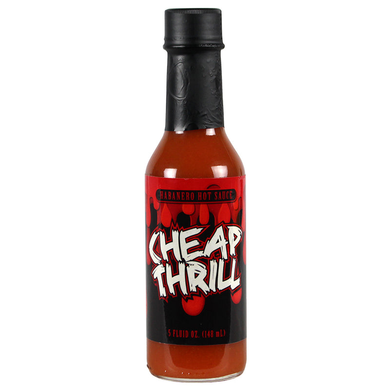 Habanero Hot Sauce 5 Oz High Heat Level Cheap Thrill