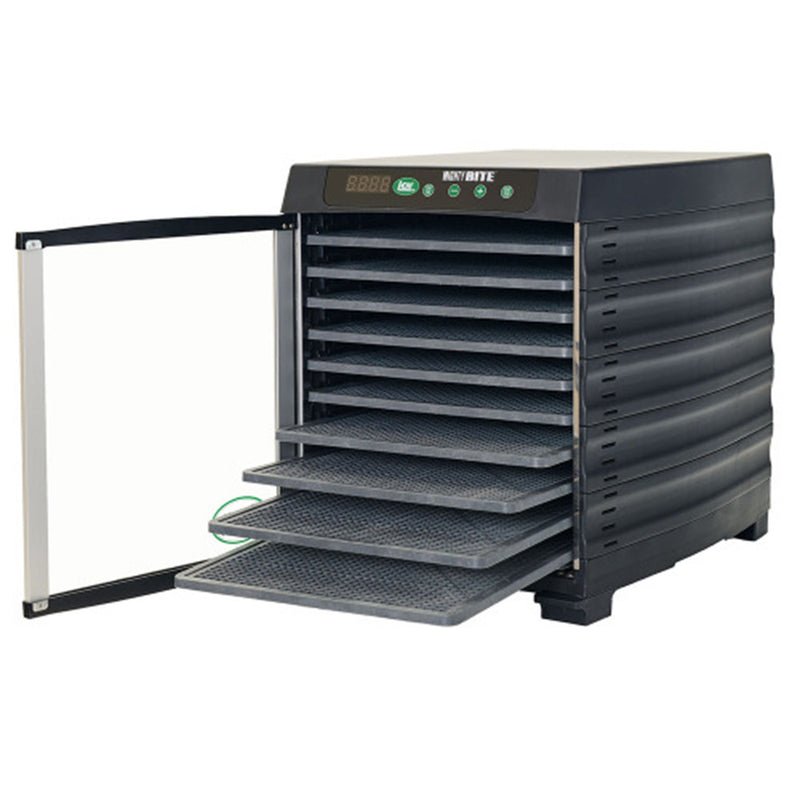 LEM Mighty Bite 10-Tray Dehydrator For Jerky Meat Vegetables Fruit 800W
