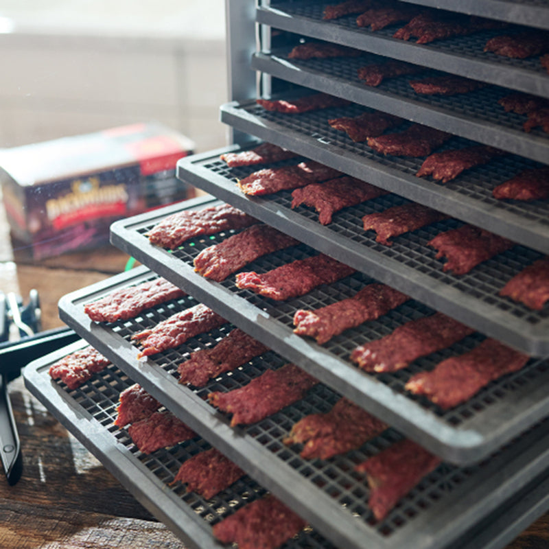 LEM Mighty Bite 10-Tray Dehydrator For Jerky Meat Vegetables Fruit 800W
